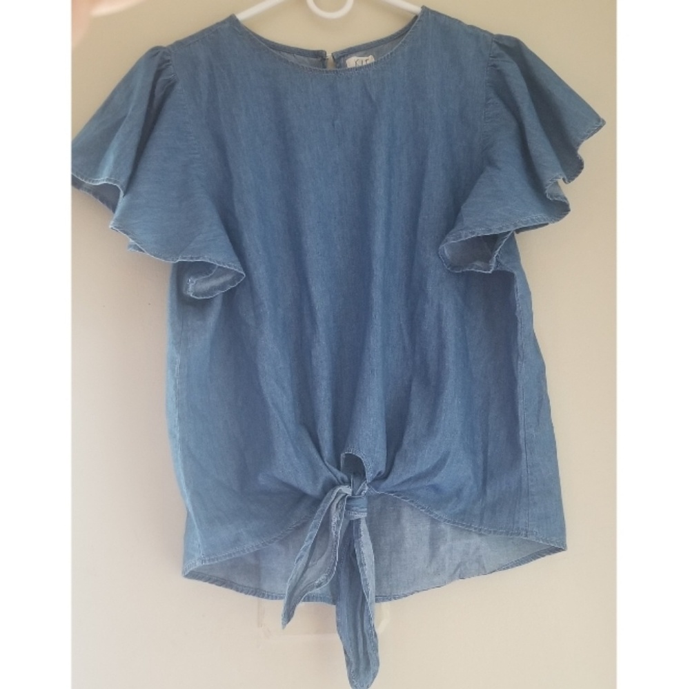 Jean Ruffled Shirt